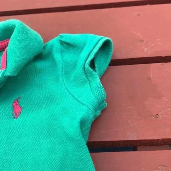 Five for 25 Ralph Lauren shirt with cap sleeves and ruffles around the front - Picture 3 of 6